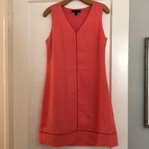 Coral Banana Republic dress